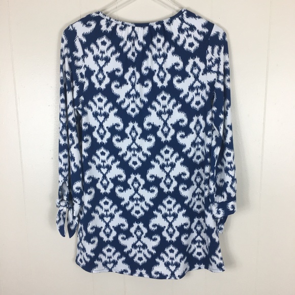 Mud Pie Tops Mud Pie Ikat Pattern Womens Top Size Small Poshmark